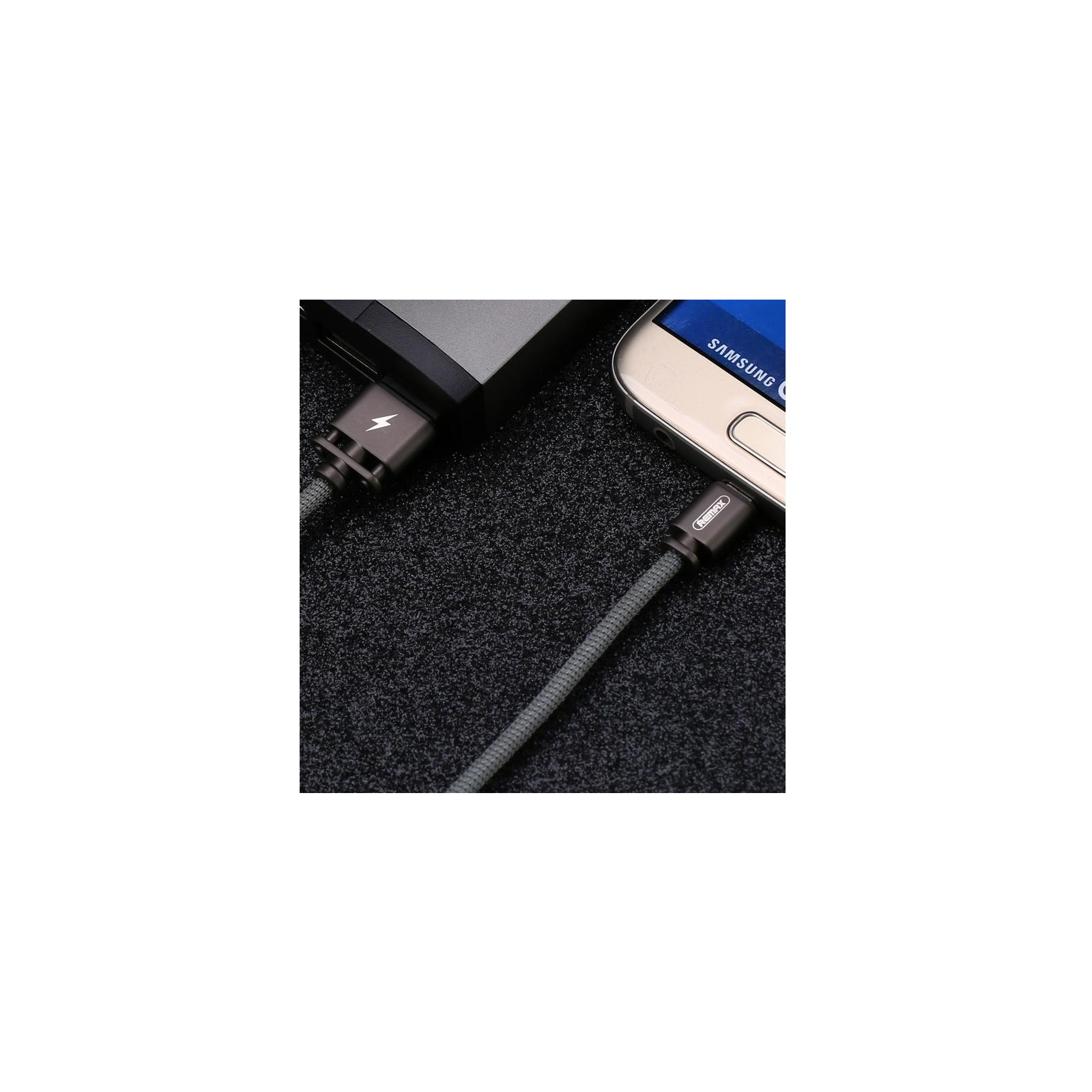 Дата кабель USB 2.0 AM to Micro 5P 1.0m Dominator Fast black Remax (RC-064M-BLACK) зображення 2
