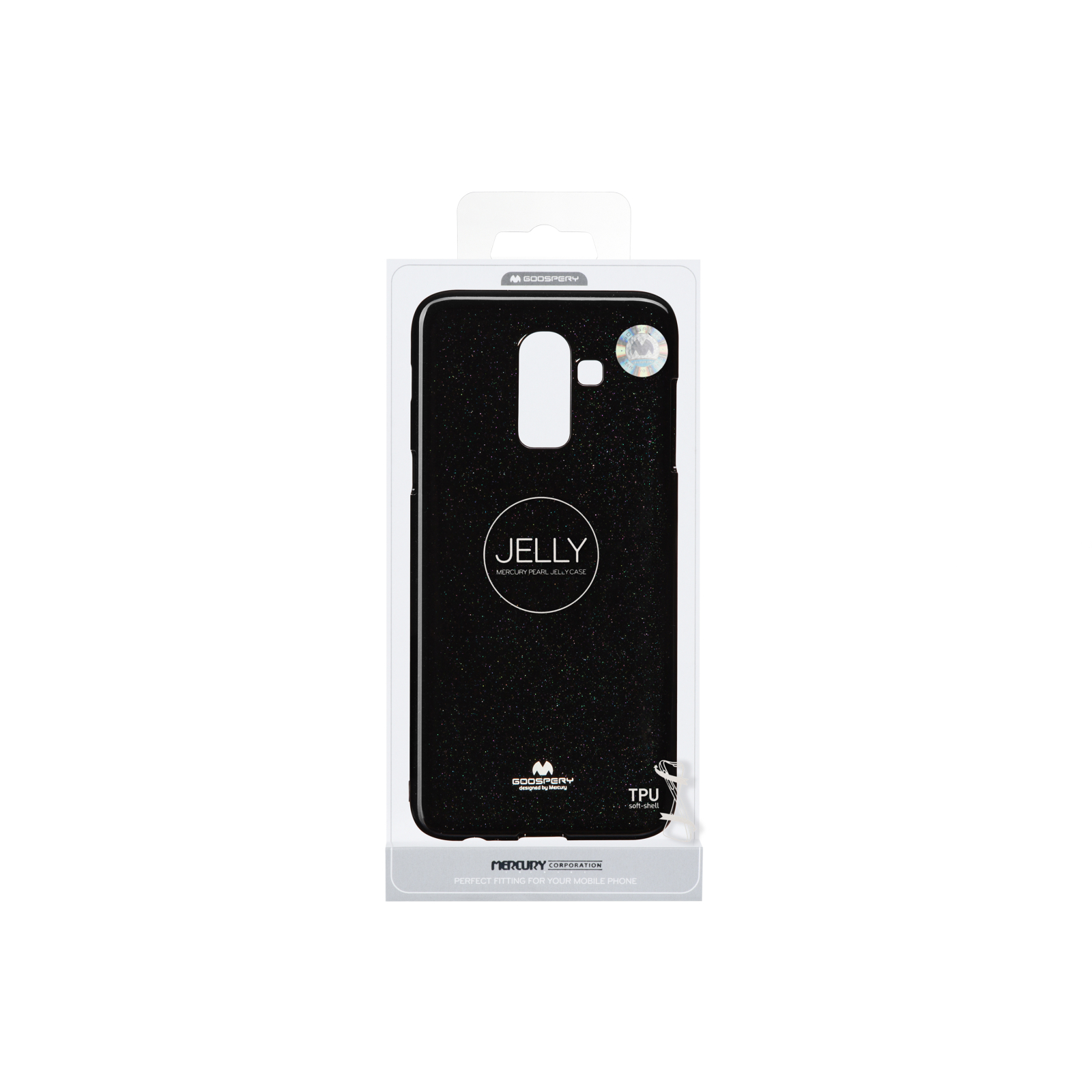 Чехол для мобильного телефона Goospery Jelly Case Samsung Galaxy J8 J810 Black (8809621279039) изображение 3