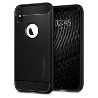 Чохол до мобільного телефона Spigen iPhone XS Rugged Armor Matte Black (063CS25113) зображення 3
