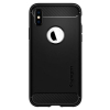 Чохол до мобільного телефона Spigen iPhone XS Rugged Armor Matte Black (063CS25113)