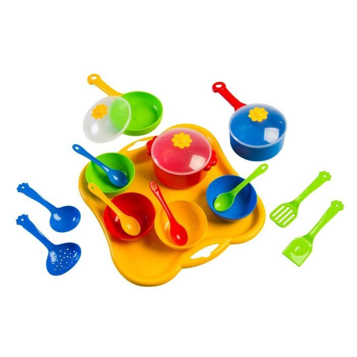 Игровой набор Тигрес Набор посуды Ромашка 19 эл. (39146-1)