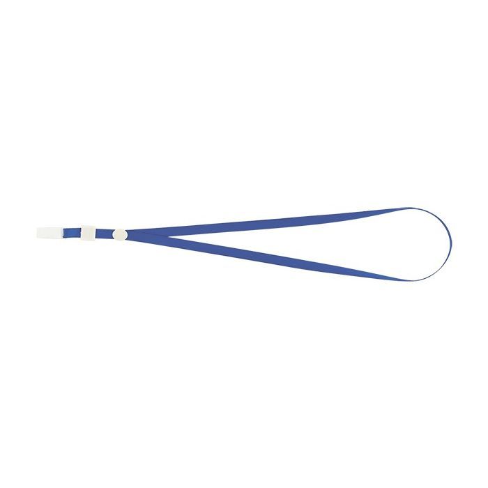 Шнурок для бейджа Buromax 460х10 мм Blue (BM.5426-02) зображення 2