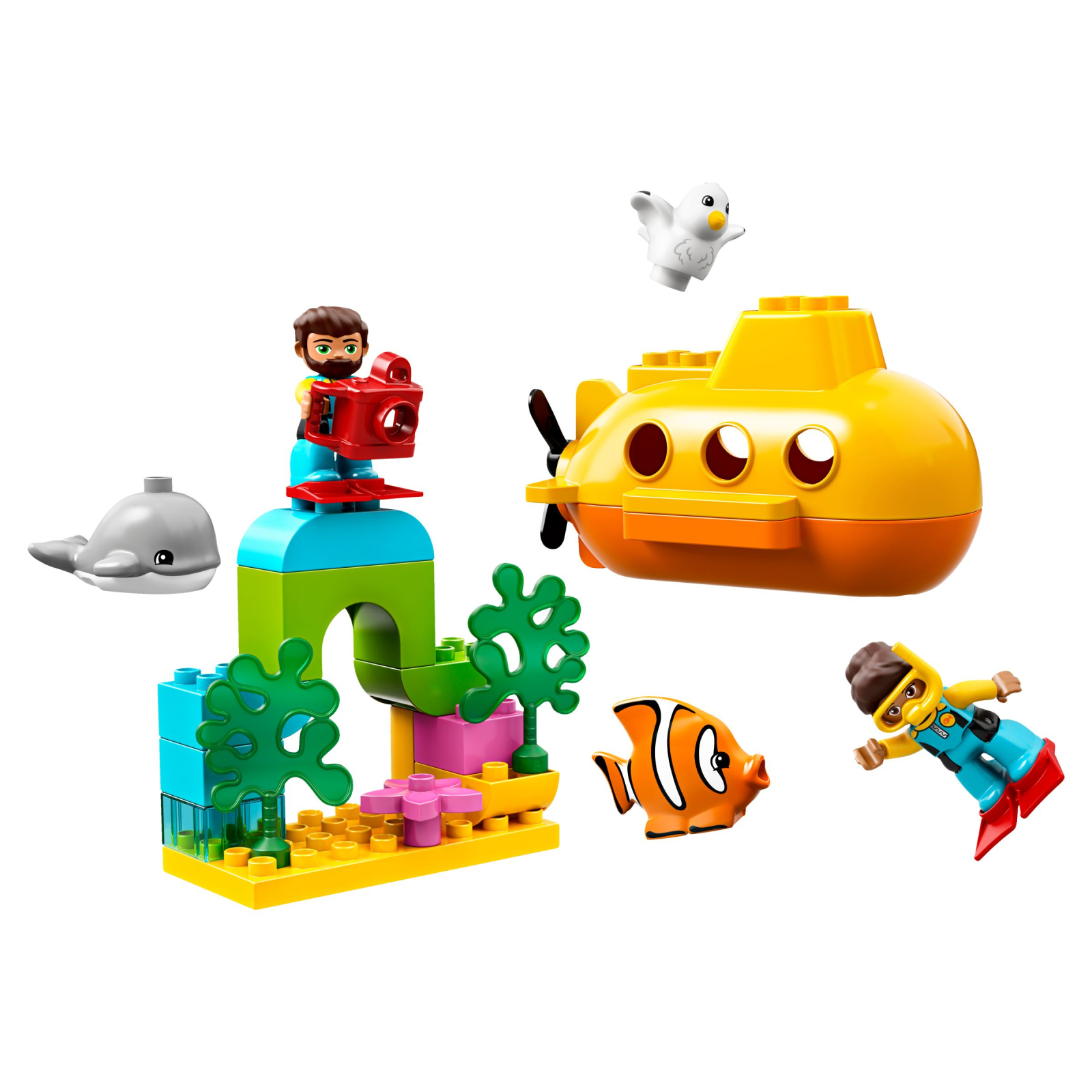 Конструктор LEGO DUPLO Путешествие субмарины 24 детали (10910) изображение 2