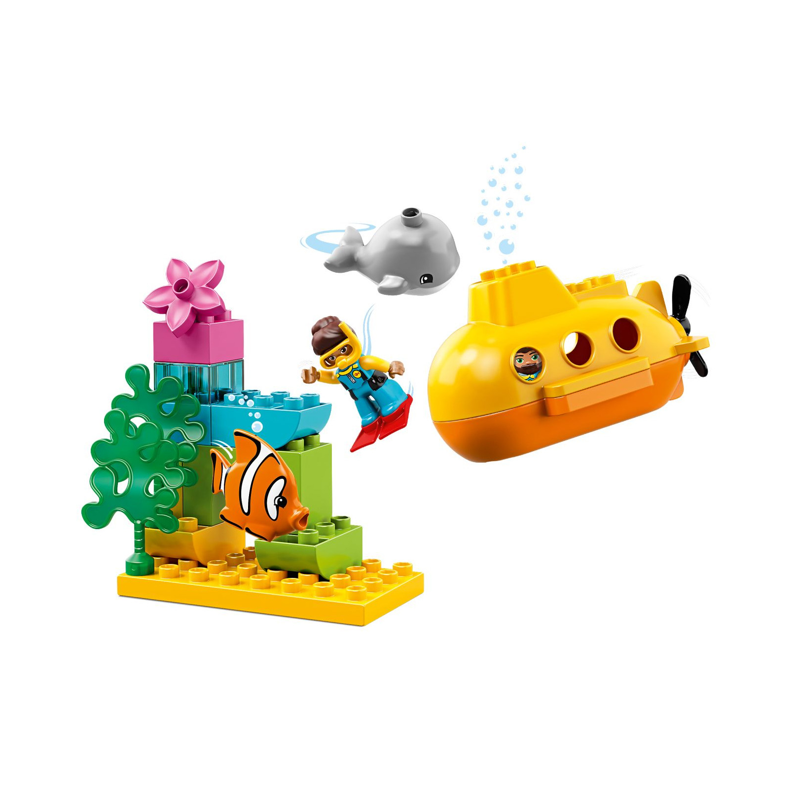 Конструктор LEGO DUPLO Путешествие субмарины 24 детали (10910) изображение 4
