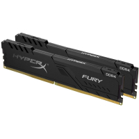Модуль памяти для компьютера DDR4 8GB (2x4GB) 3200 MHz HyperX Fury Black Kingston Fury (ex.HyperX) (HX432C16FB3K2/8) изображение 3