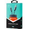 Дата кабель USB 2.0 AM to Lightning 1.0m Dark gray Canyon (CNE-CFI3DG) изображение 2
