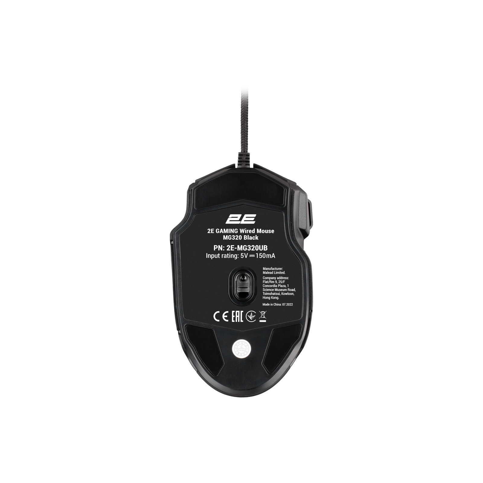 Мишка 2E MG320 RGB USB Black (2E-MG320UB) зображення 5