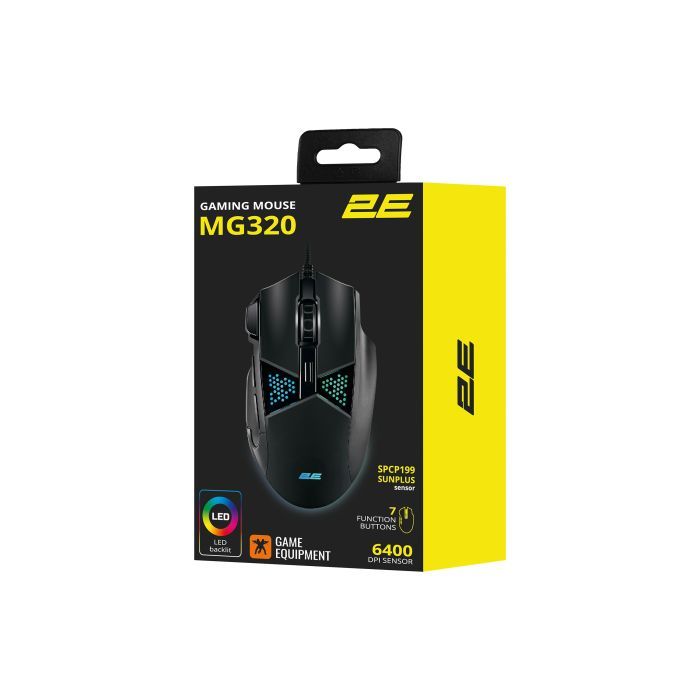 Мишка 2E MG320 RGB USB Black (2E-MG320UB) зображення 8