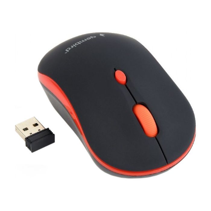 Мышка Gembird MUSW-4B-03-R Black+Red (MUSW-4B-03-R)