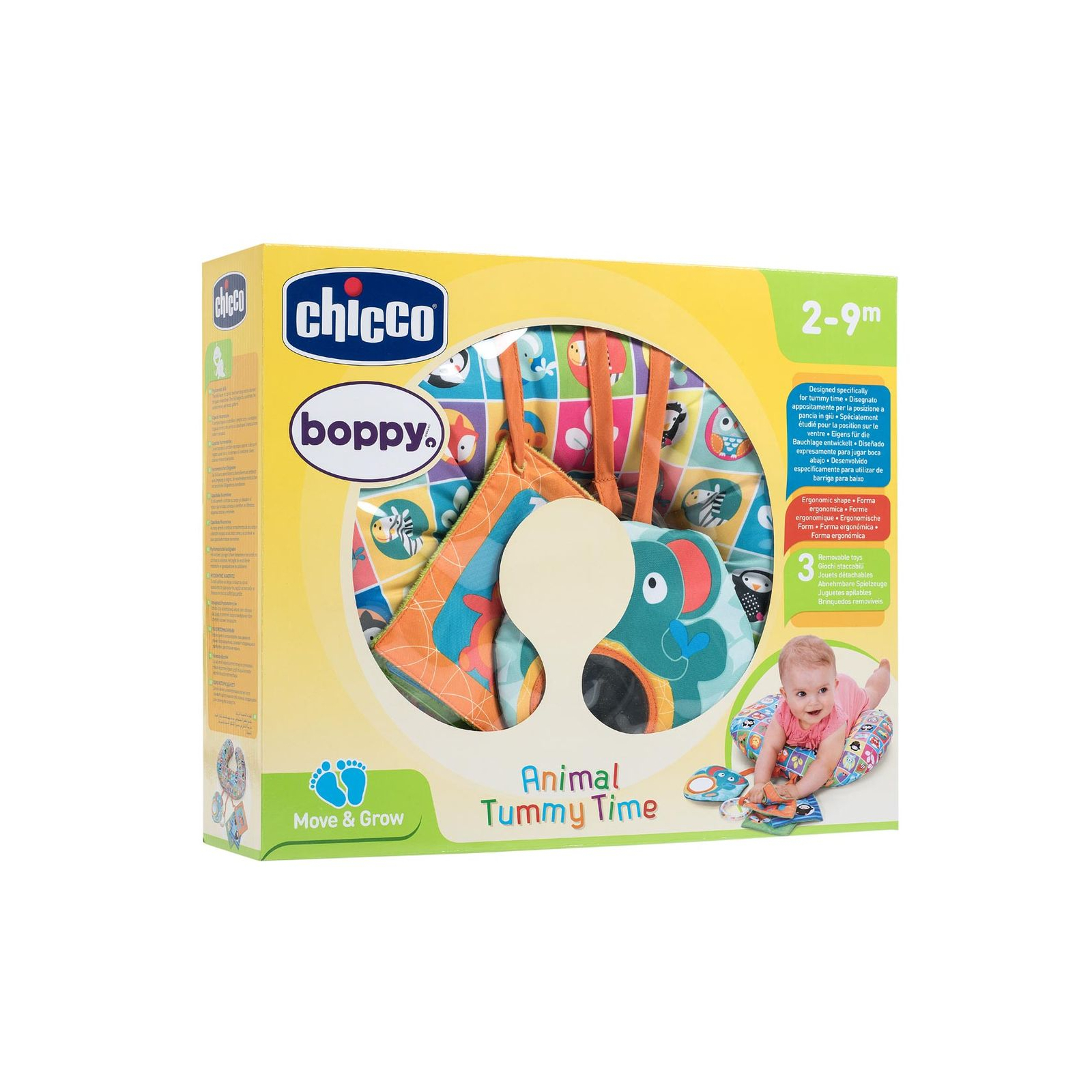 Розвиваюча іграшка Chicco Animal Tummy Time (07946.00) зображення 2