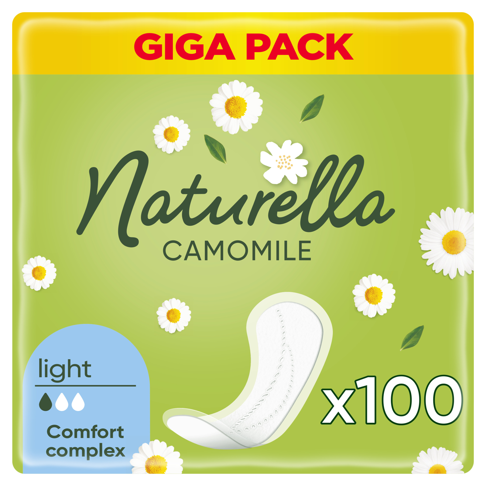Щоденні прокладки Naturella Camomile Light 100 шт. (8001090603807)
