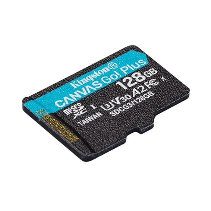 Карта памяти Kingston 128GB microSD class 10 UHS-I U3 A2 Canvas Go Plus (SDCG3/128GBSP) изображение 2
