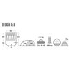 Палатка High Peak Tessin 5 Nimbus Grey (928252) изображение 7