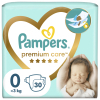 Підгузки Pampers Premium Care Розмір 0 (<3 кг) 30 шт (4015400536857)