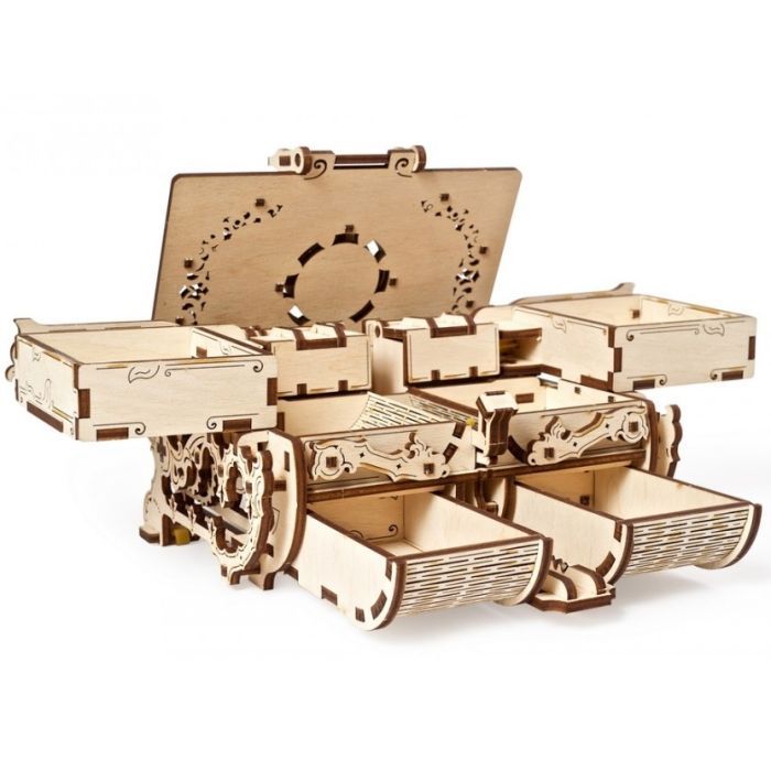 Конструктор Ugears механический Антикварная шкатулка (70089) изображение 4