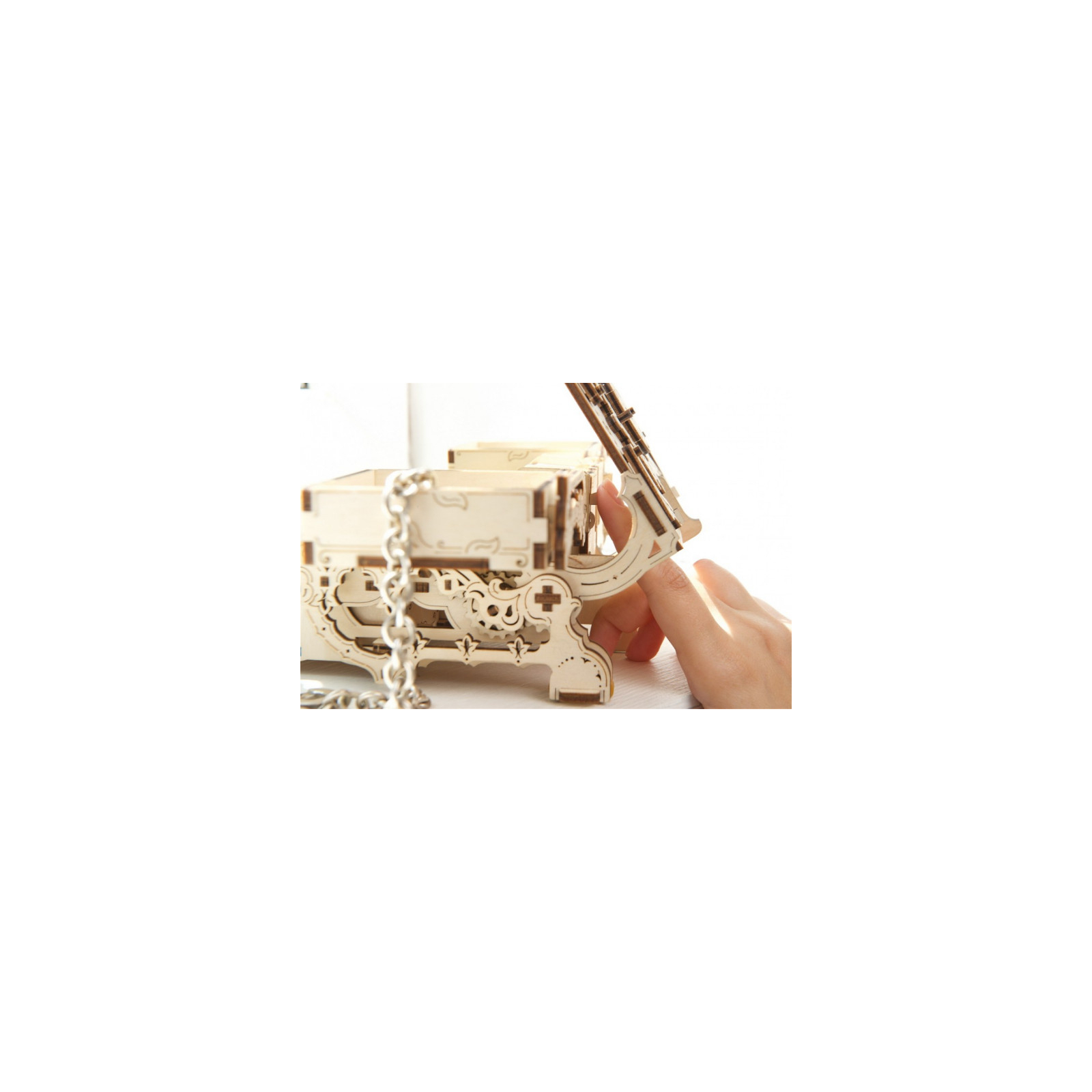 Конструктор Ugears механический Антикварная шкатулка (70089) изображение 6