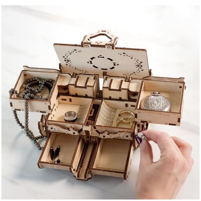 Конструктор Ugears механический Антикварная шкатулка (70089) изображение 7