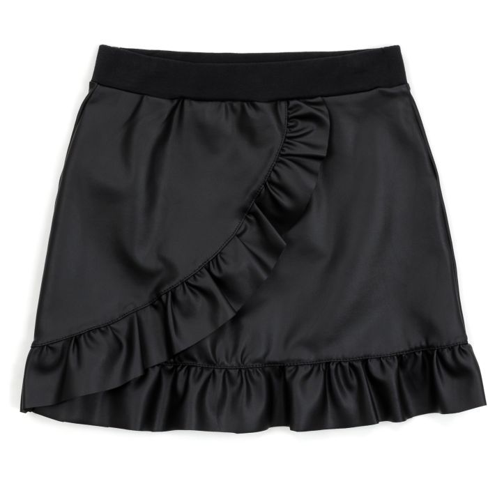 Спідниця дитяча Lovetti з оборкою (6645-158G-black)