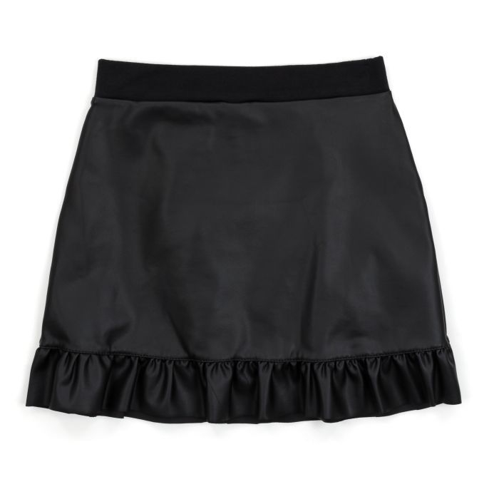 Спідниця дитяча Lovetti з оборкою (6645-158G-black) зображення 2