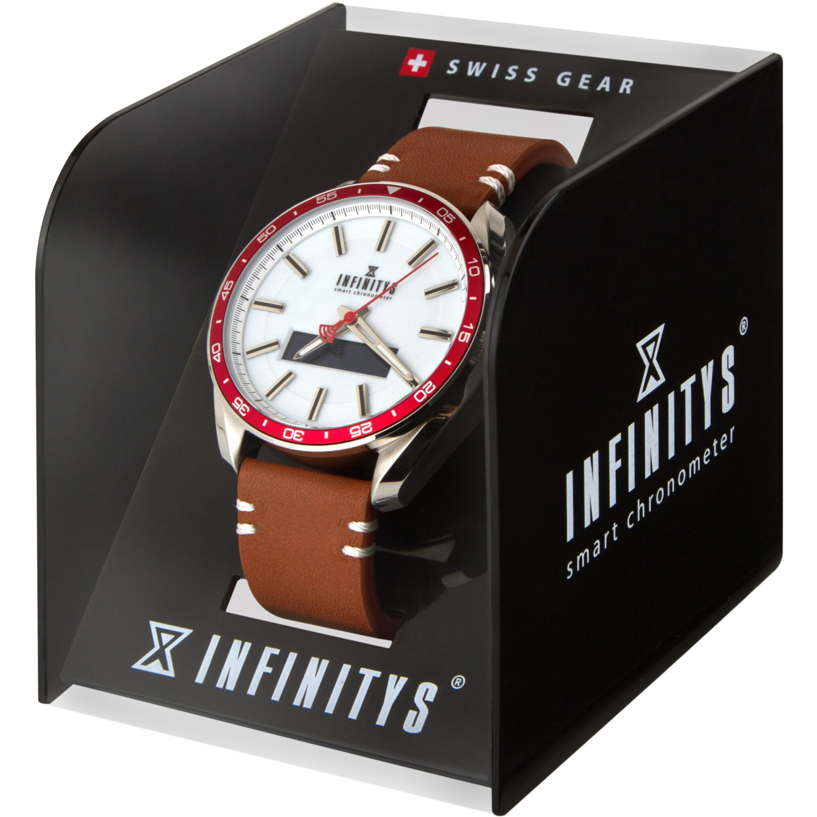 Смарт-часы Atrix INFINITYS X10 45mm Swiss Classic Chrono Red-white Смарт-часы (swwpaii1sccrw) изображение 4