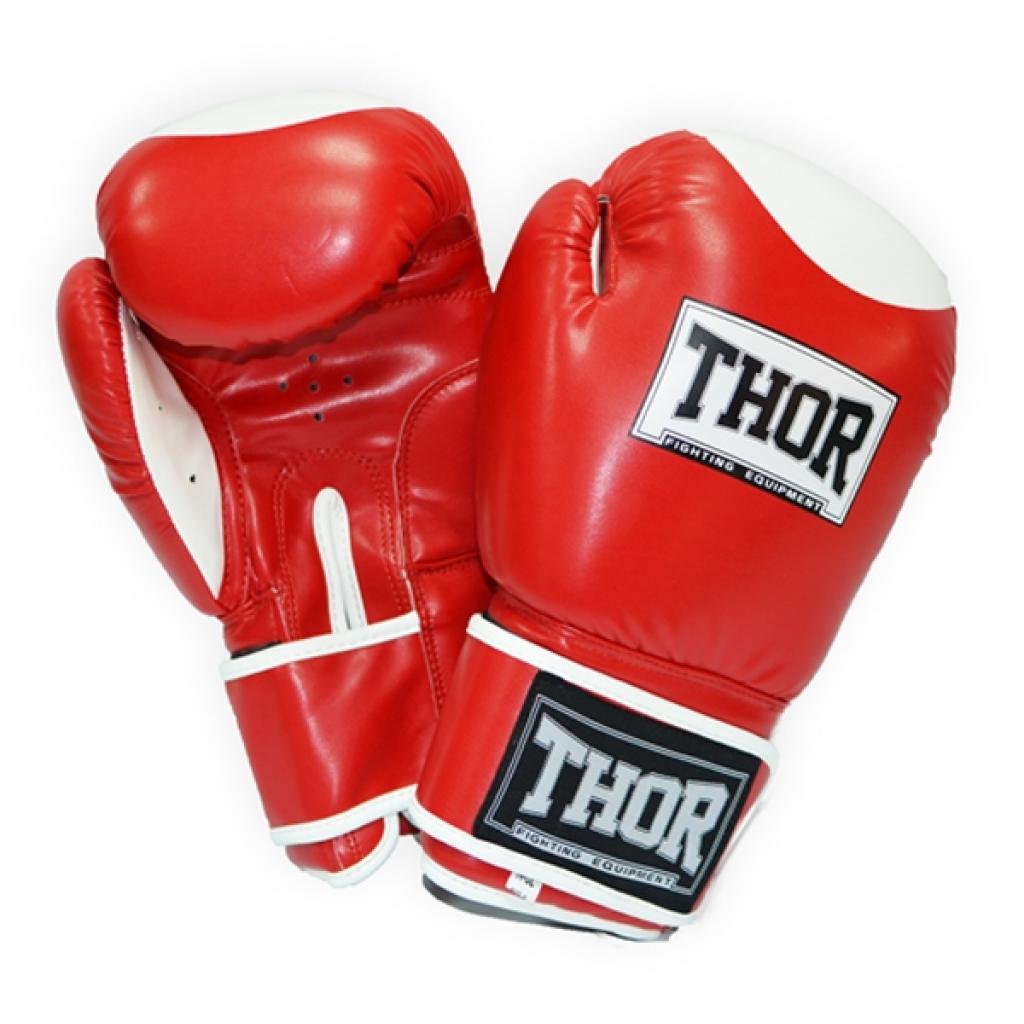 Боксерские перчатки Thor Competition 14oz Blue/White (500/02(Leath) BLU/WHITE 14 oz.)