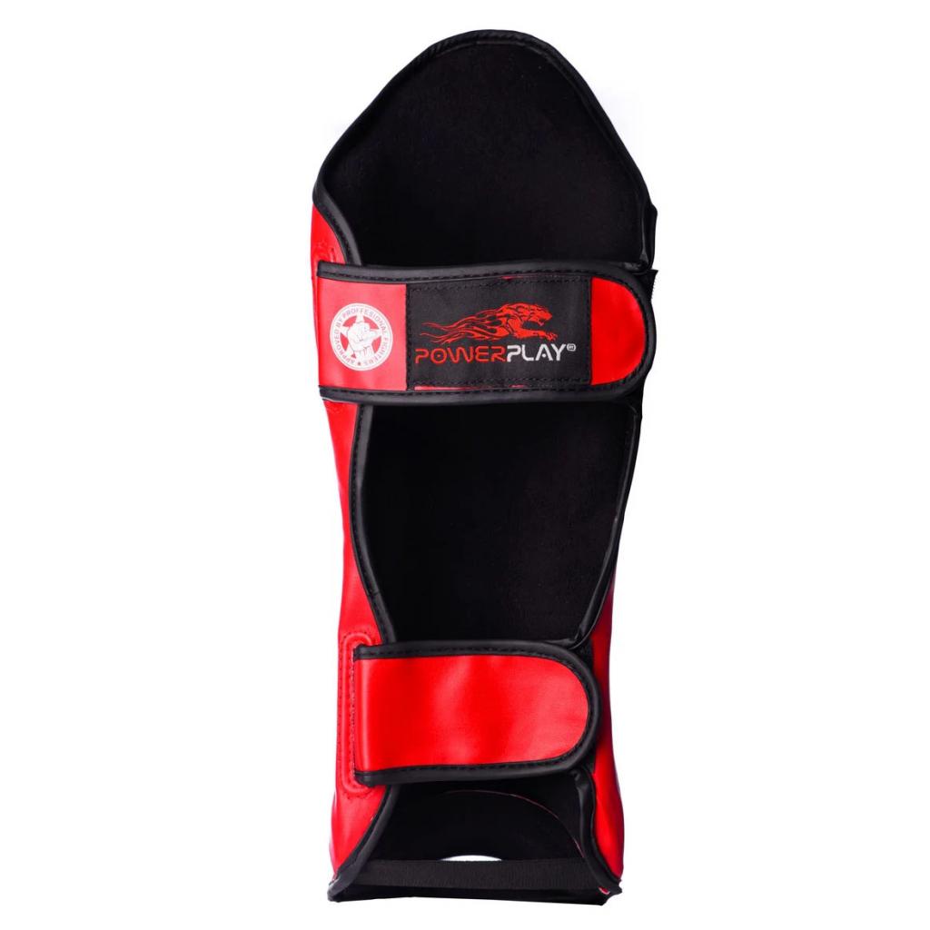 Захист гомілки і стопи PowerPlay 3032 S Black/Red (PP_3032_S_Red) зображення 3