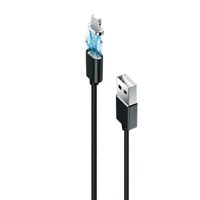 Дата кабель USB 2.0 AM to Lightning 1.0m Magnet Grand-X (MG-01L) изображение 3
