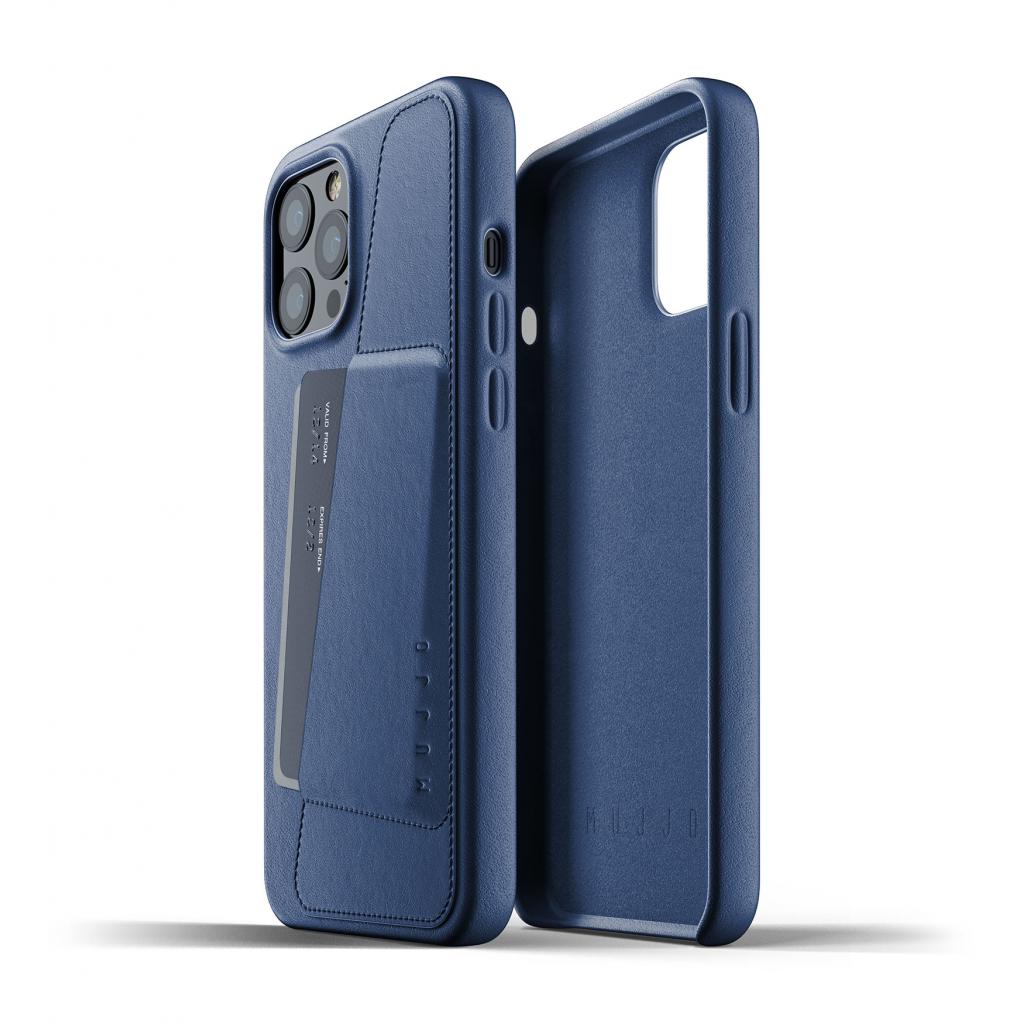 Чохол до мобільного телефона Mujjo iPhone 12 Pro Max Full Leather Wallet, Monaco Blue (MUJJO-CL-010-BL)