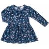 Платье Breeze велюровое (14880-92G-blue)