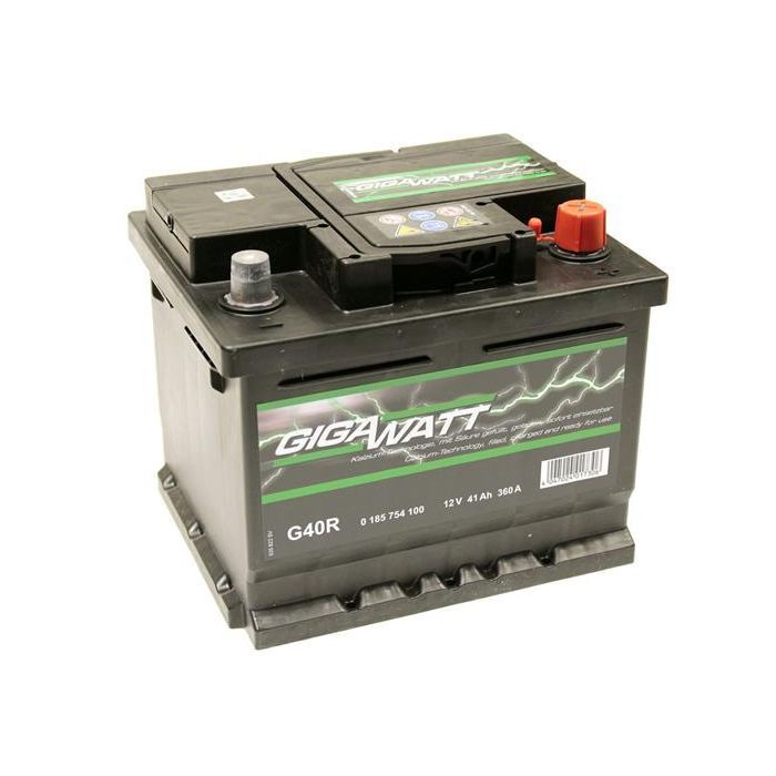 Аккумулятор автомобильный GigaWatt 41А (0185754100) изображение 3