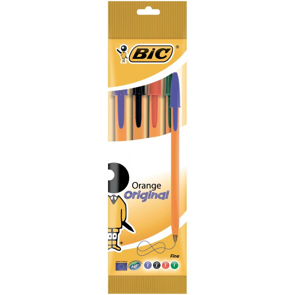 Ручка кулькова Bic Orange, асорті, 4шт в блістері (bc8308541) зображення 2