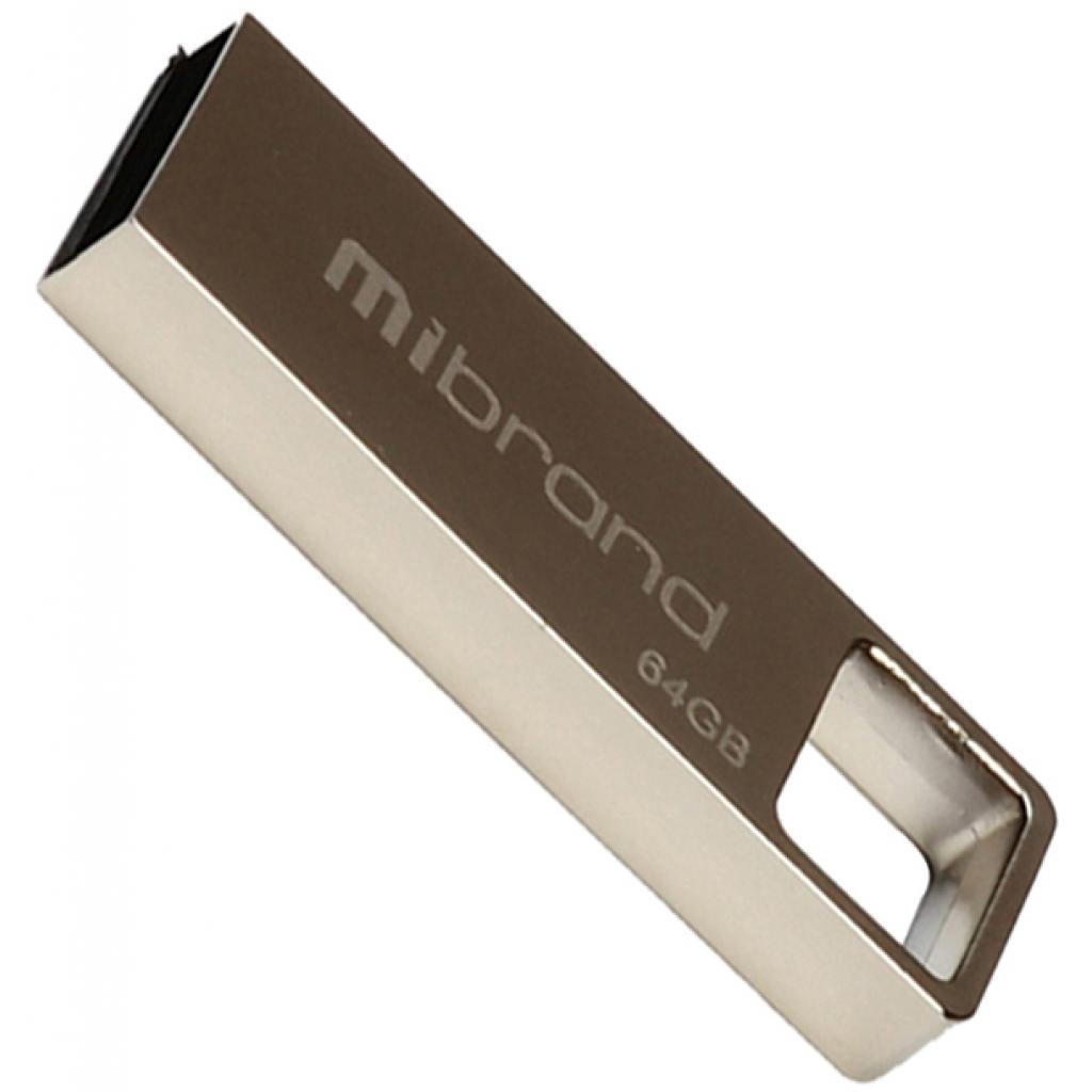 USB флеш накопитель Mibrand 8GB Shark Silver USB 2.0 (MI2.0/SH8U4S)