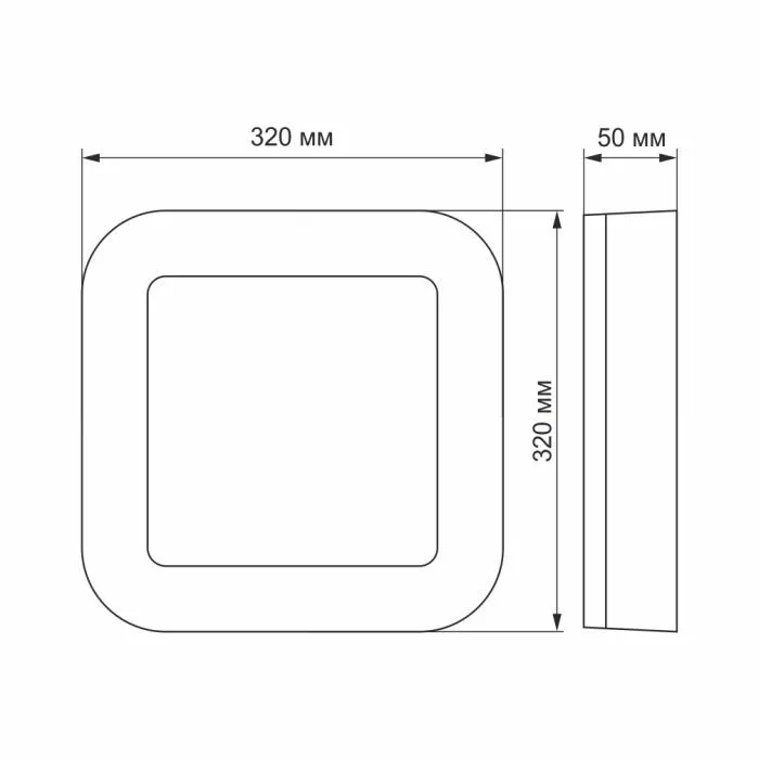 Світильник Videx LED ART IP65 30W 5000K 220V (VL-BHFS-305) зображення 3