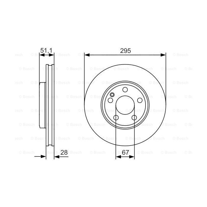 Гальмівний диск Bosch 0 986 479 A01 зображення 5