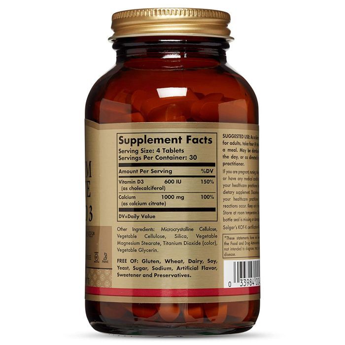 Витаминно-минеральный комплекс Solgar Цитрат Кальція + Вітамін D3, Calcium Citrate with Vitamin D (SOL00431) изображение 2
