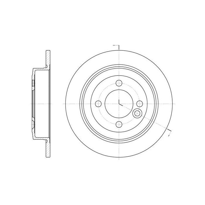 Гальмівний диск REMSA 6629.00