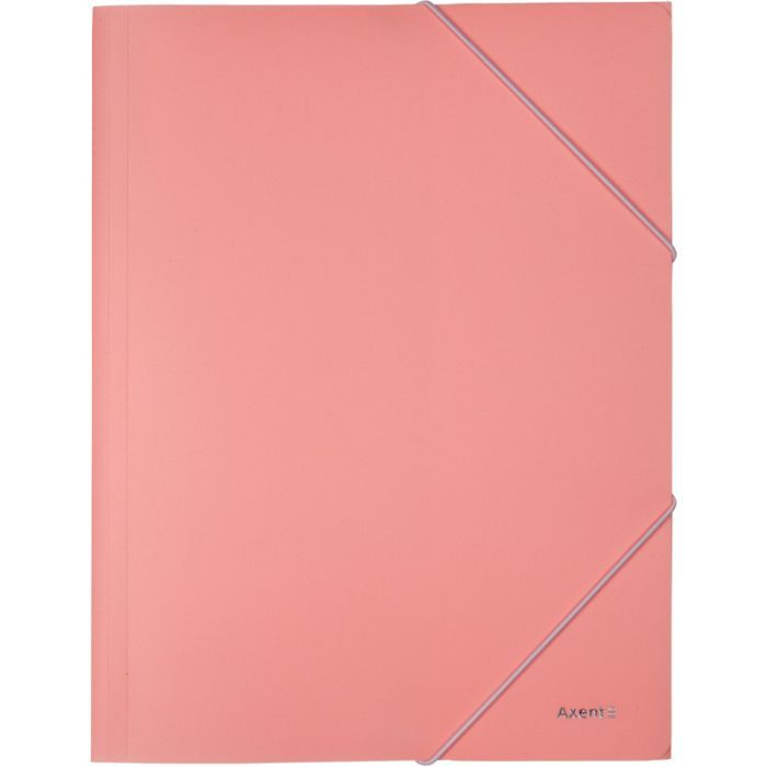 Папка на резинках Axent A4 430 мкм Pastelini pink (1504-10-A)
