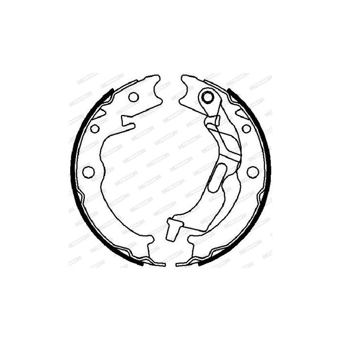 Гальмівні колодки FERODO FSB4017