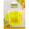 Набор детской посуды Baby Team чашка прозрачная 200 мл (6007_желтый) изображение 6