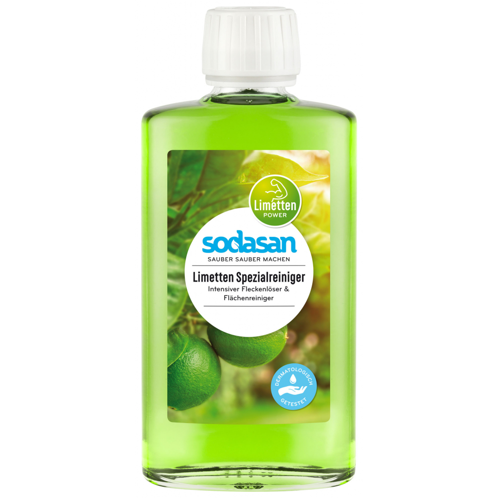 Средство для чистки ковров Sodasan Lime для удаления сложных загрязнений 250 мл (4019886014021)
