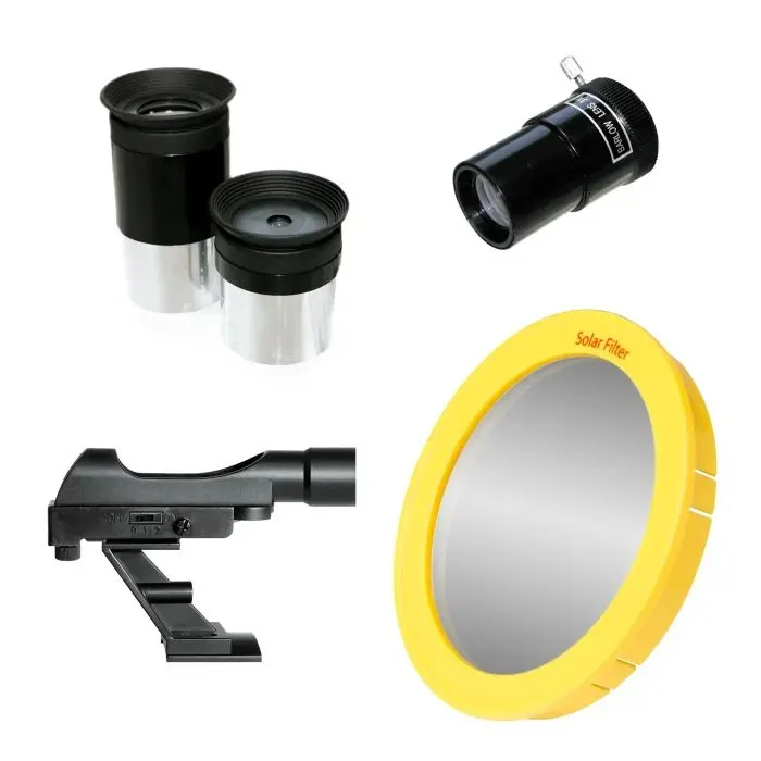 Телескоп Bresser Spica 130/1000 EQ3 Reflector Solar Carbon + фильтр + адаптер (929320) изображение 6