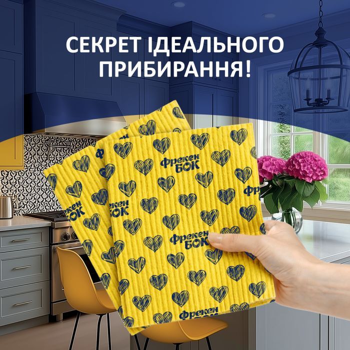 Серветки для прибирання Фрекен БОК Акорд Целюлозні 3 шт. (4820143704711) зображення 4