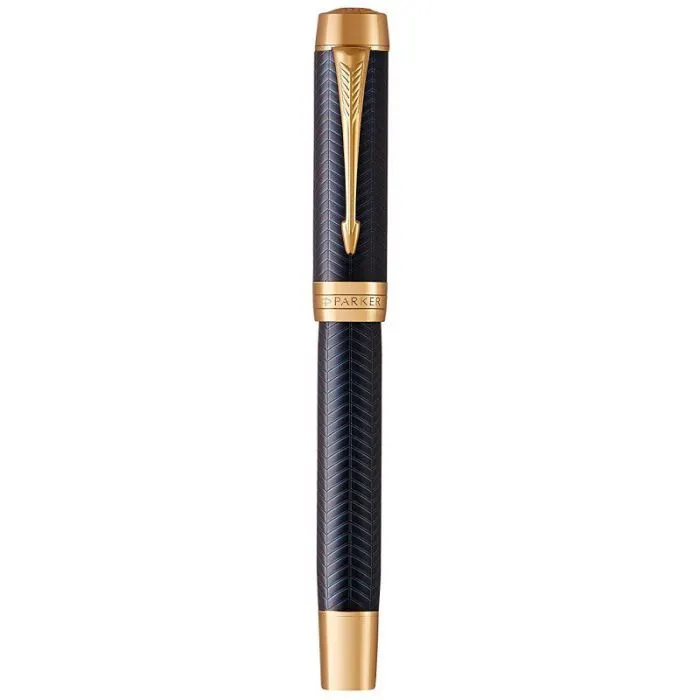 Ручка пір'яна Parker DUOFOLD Prestige Blue Chevron GT  FP18-C F (96 001) зображення 2