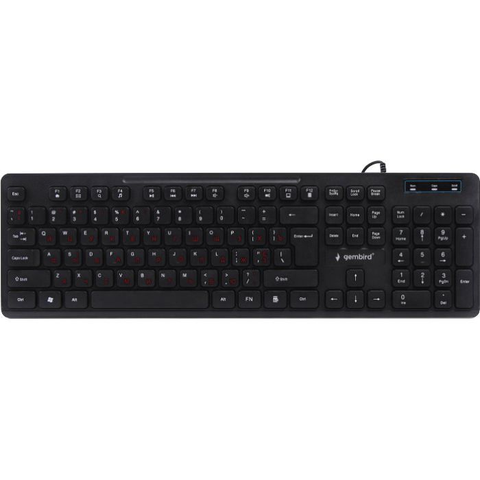 Клавиатура Gembird KB-MCH-04-UA USB Black (KB-MCH-04-UA)