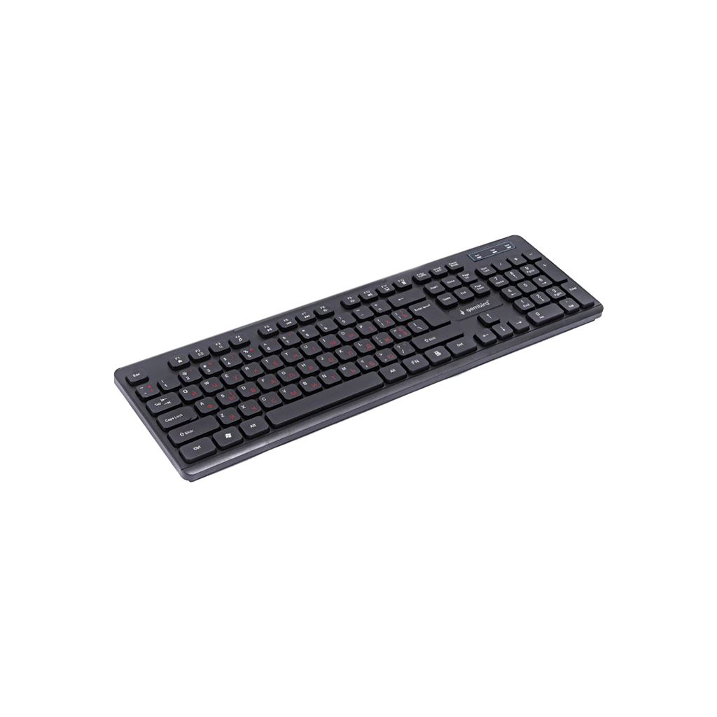 Клавіатура Gembird KB-MCH-04-UA USB Black (KB-MCH-04-UA) зображення 2
