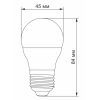 Лампочка Videx G45e 3.5W E27 3000K (VL-G45e-35273) зображення 3