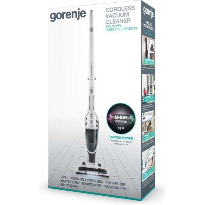 Пылесос Gorenje SVC180FW изображение 3