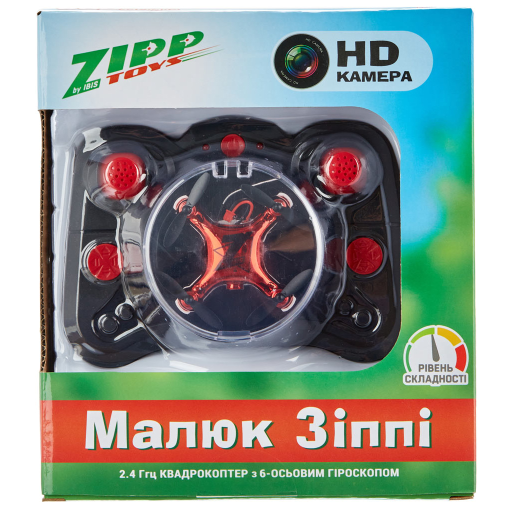 Радиоуправляемая игрушка ZIPP Toys Квадрокоптер с камерой Малыш Zippi с доп.аккумулятором, крас (CF922 red) изображение 7