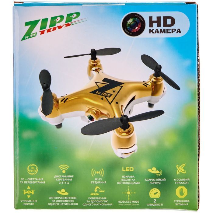 Радиоуправляемая игрушка ZIPP Toys Квадрокоптер с камерой Малыш Zippi с доп.аккумулятором, крас (CF922 red) изображение 8