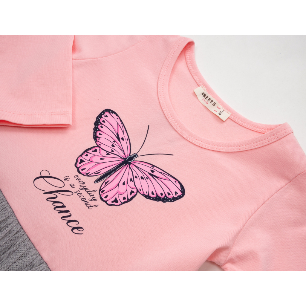 Плаття Breeze з метеликом (16804-110G-pink) зображення 3